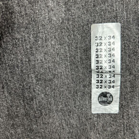 Levi's Vintage 1993 Silvertab Straight Narrow Grey Jeans 32x34 Deadstock NEW - Picture 7 of 10